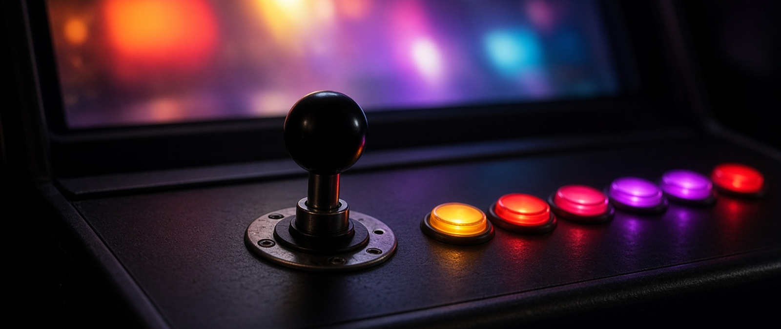 Ilustração sobre fliperama e jogos eletrônicos