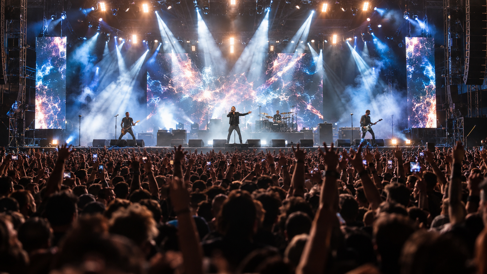 Ilustração sobre Música brasileira no Rock in Rio