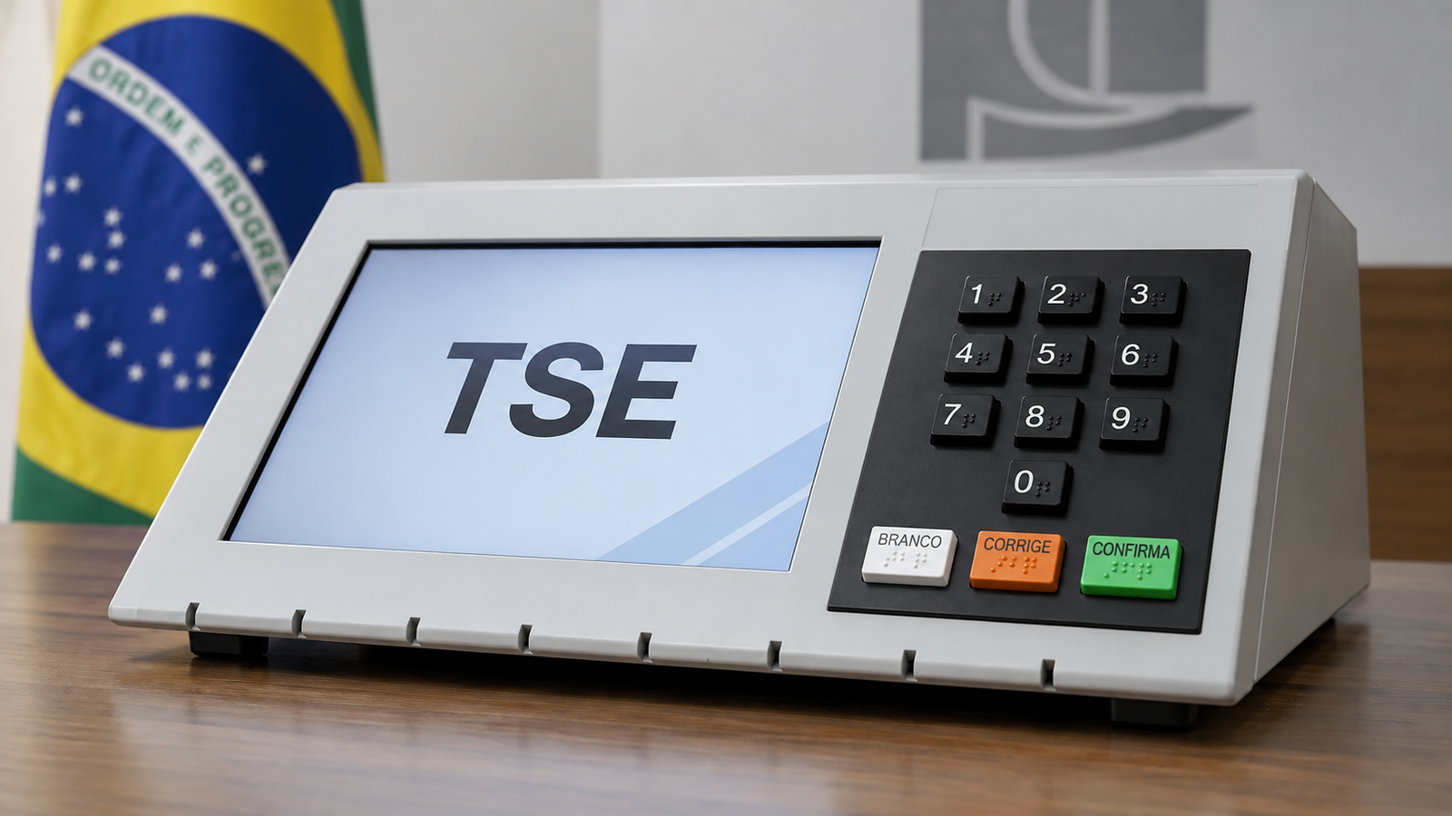 Ilustração sobre Justiça Eleitoral e eleições